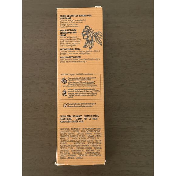 L’Occitane Shea Butter Hand Cream 20% Butter Enriched Nourishing Moisturiser NIB - Picture 5 of 8